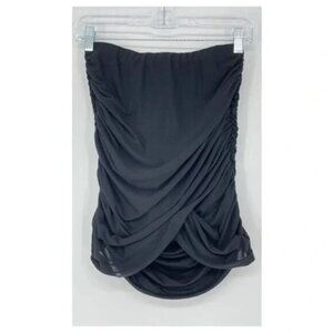 ✨ 5/$25 ✨ ♡ Ruched Black Mini Skirt